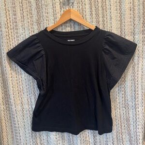 Old Navy Women's Black Short Sleeve Top